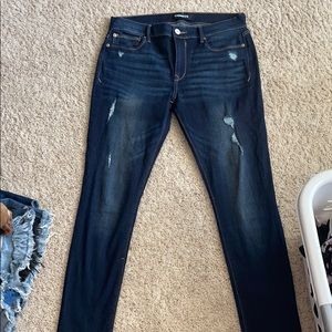 Express denim legging